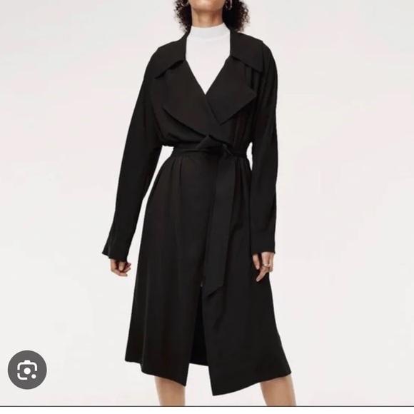 Women Flowy Trench Babaton Jacket - Picture 2 of 4